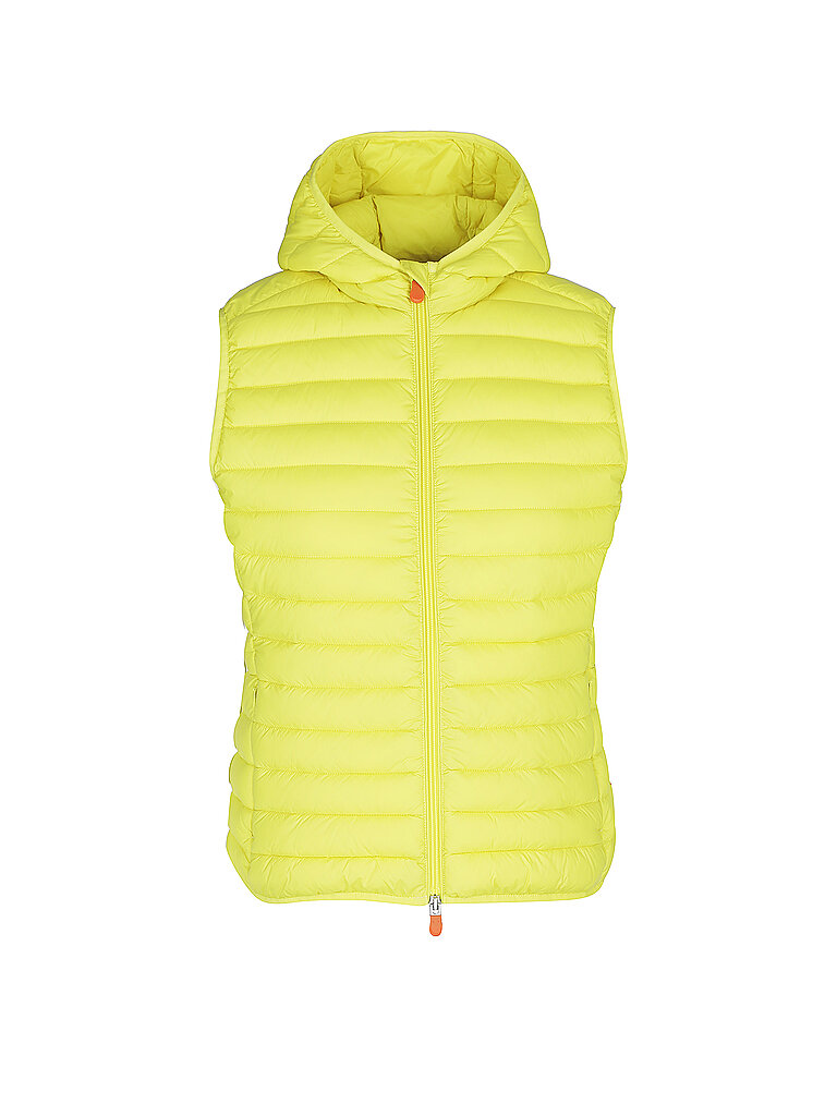 SAVE THE DUCK Leichtsteppgilet Giga Dia gelb | XS